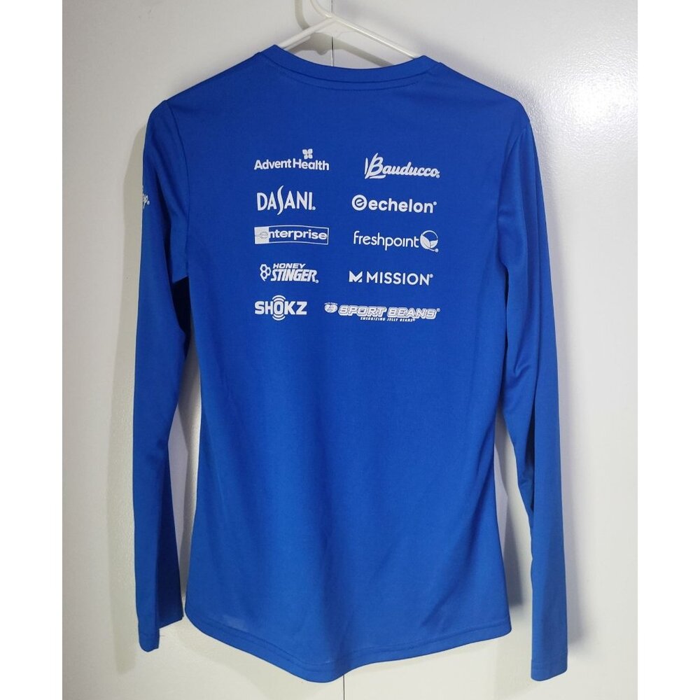 RUN DISNEY 2024 Marathon Weekend Shirt 10K Chip & Dale Long Sleeve Blue SZ Small - Picture 3 of 9